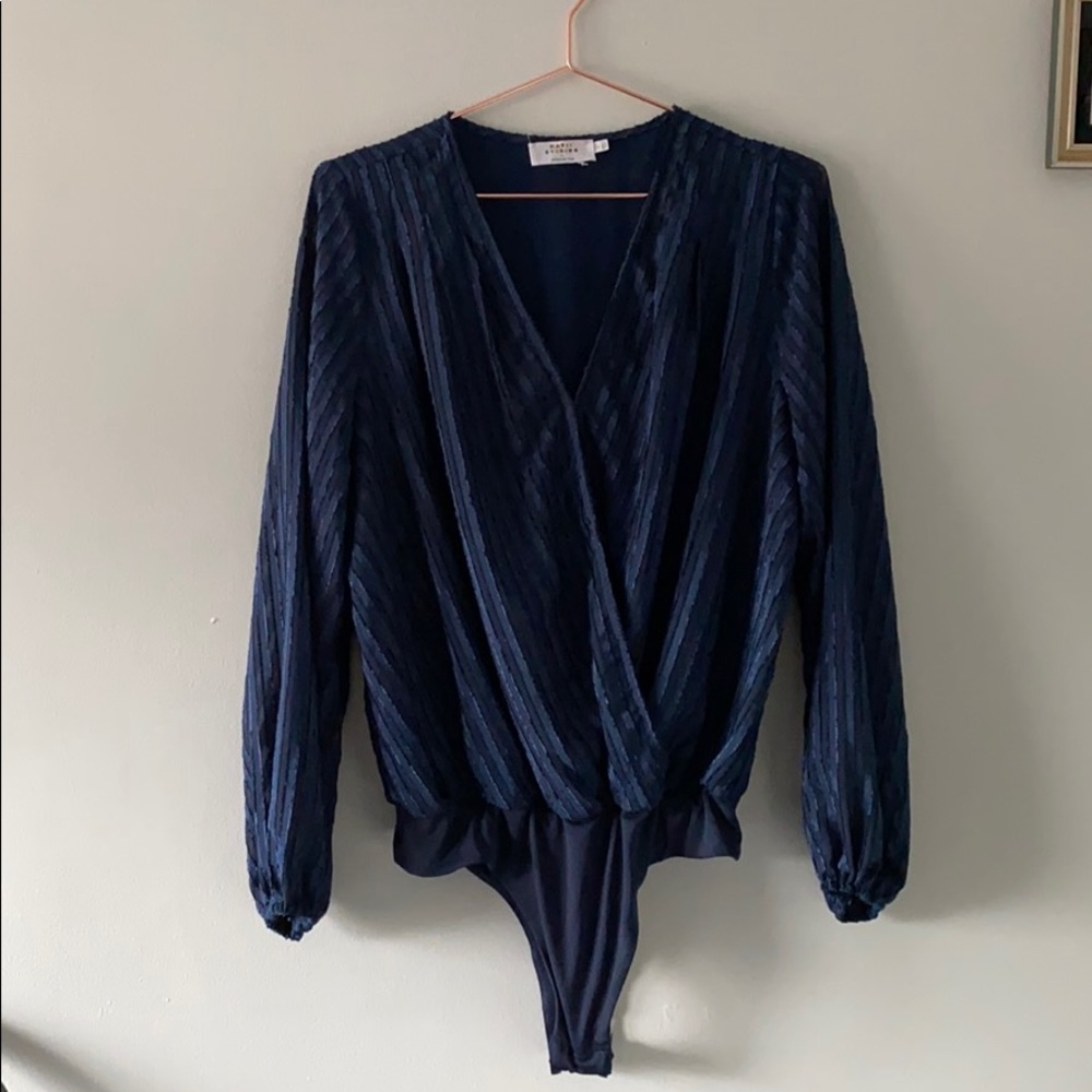 Katie Sturino Wrap Top Bodysuit